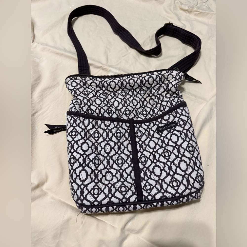 Bella Tayler quilted crossbody purse